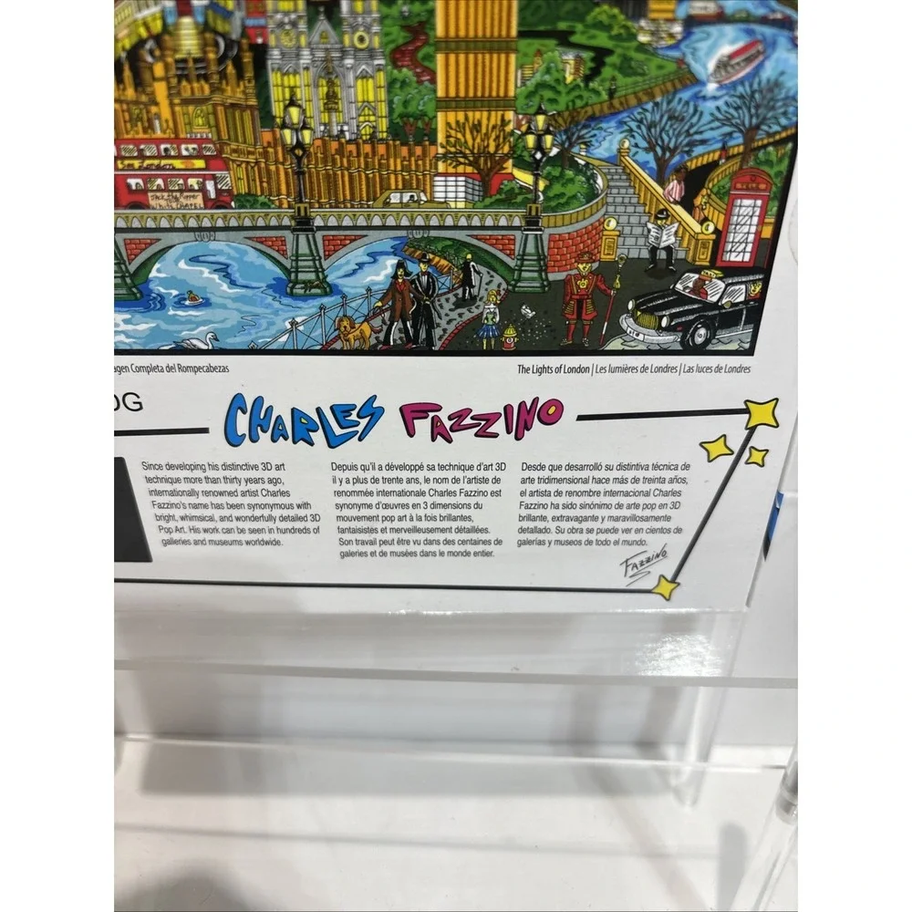 Sealed Charles Fazzino TCG Toys Big Apple 1000 The Lights Of London Pop Art